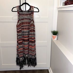 Knitted sweater vest